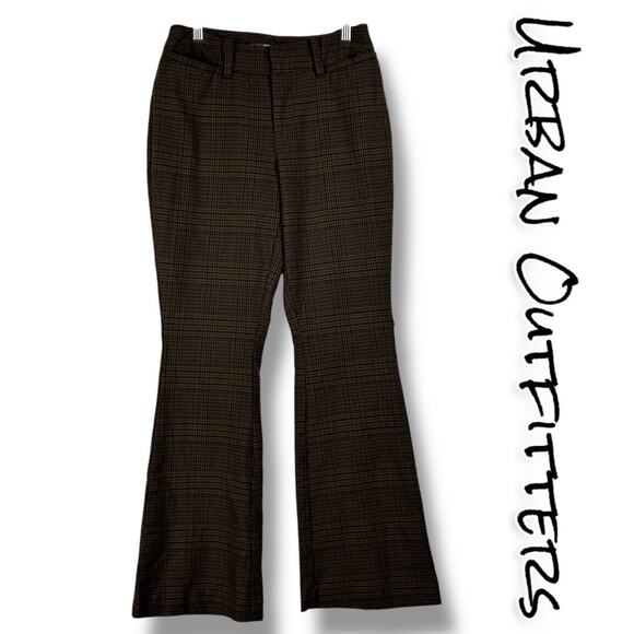 Urban Outfitters Jamie Flare Trouser Pant Mid Rise Dark Academia Womens Size 2 - Picture 1 of 11